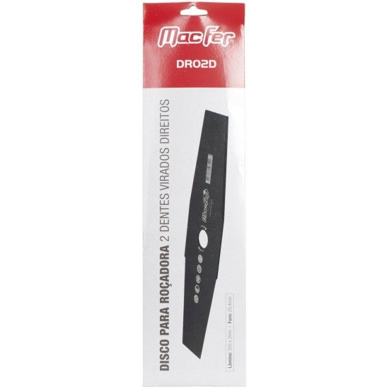 Disco p/ ro�. 2 dentes direitos MacFer DR02D 355x2mm ref� 090.0110 MACFER
