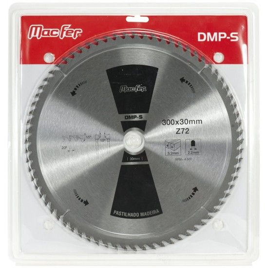 Disco pastilhado p/ madeira MacFer DMP-S 140mm Z24 ref 090.0002 MACFER