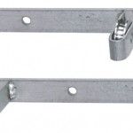 Estendal roupa p/parede lateral inox 3 roldanas ref 088.0041 MACFER