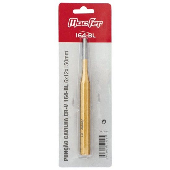 Pun��o cavilha Cr-V MacFer 164-BL 3x10x150mm  ref� 076.0152 MACFER