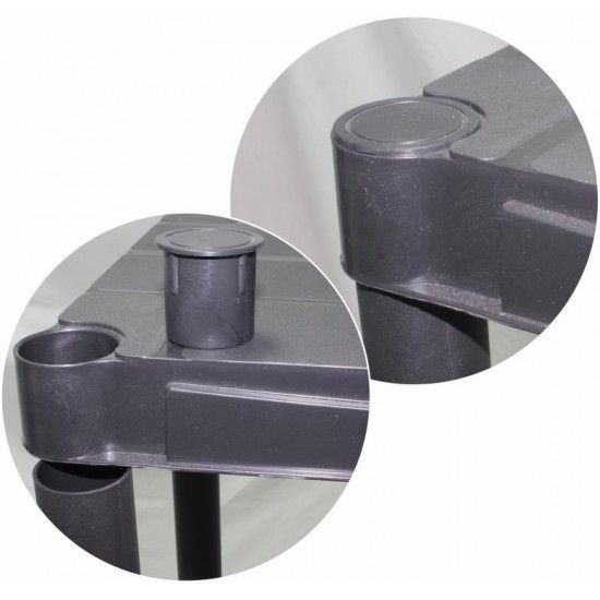 Estante Plástica, 4P, 133x61x30cm refª 06065 MADER Estante Plástica, 4P, 133x61x30cm refª 06065 MADER