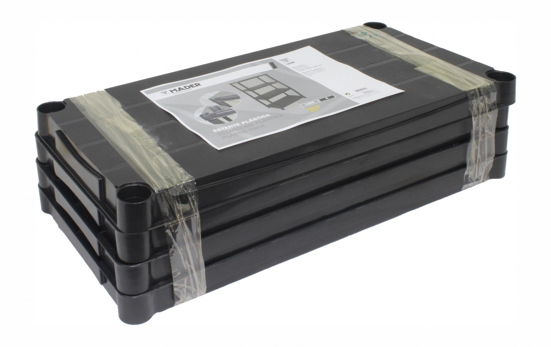 Estante Plástica, 4P, 133x61x30cm refª 06065 MADER