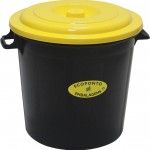 Balde Lixo, Amarelo, 50L refª 06035 LEIRIPLÁS Balde Lixo, Amarelo, 50L refª 06035 LEIRIPLÁS