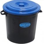 Balde Lixo, Azul, 50L ref� 06033 MADER