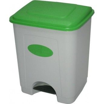 Balde Lixo com Pedal, Verde, 35L ref 06032 MADER