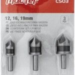 Jg. esc. p/ madeira MacFer CS03 12, 16, 19mm 3p�s ref� 059.0090 MACFER