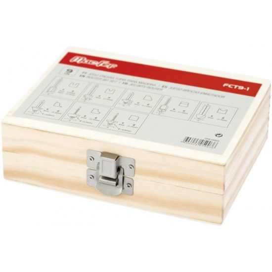 Jg. fresas tupia p/ madeira MacFer FCT09-1 9p�s ref� 059.0003 MACFER