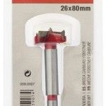 Fresa p/ madeira MacFer FTM 26x80mm bls ref� 059.0007 MACFER