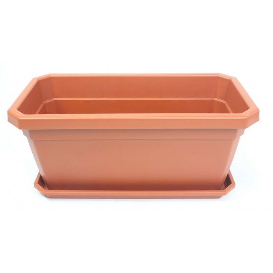 Prato para Floreira Retangular, 600, Terracota refª 05764 MADER Prato para Floreira Retangular, 600, Terracota refª 05764 MADER