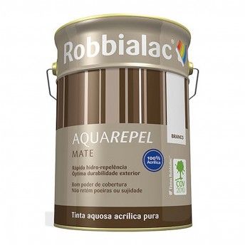 Aquarepel mate branco 5L ref 053-0001 Robbialac