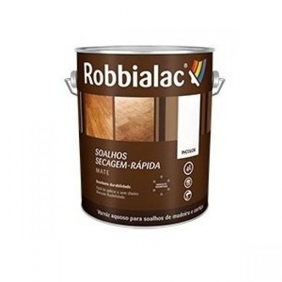 VERNIZ SOALHOS SECAGEM RPIDA MATE 4L 050-0021 ROBBIALAC