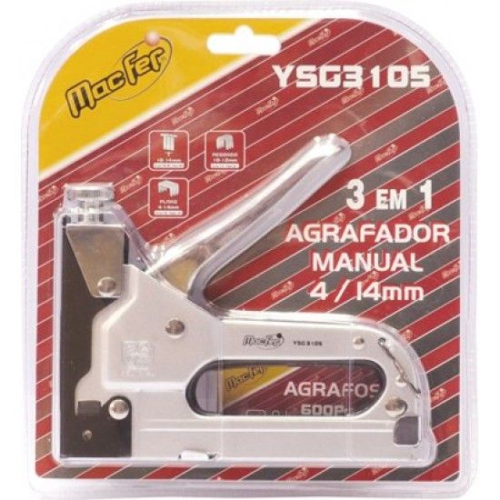 Agrafador manual MacFer YSG3105 4/14mm ref 049.0004 MACFER