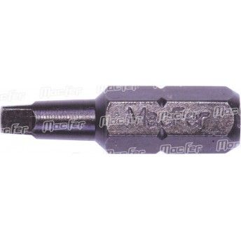 Bit sext. quadrado MacFer BQ-25 1/4" S2 25mm  ref 046.0041 MACFER