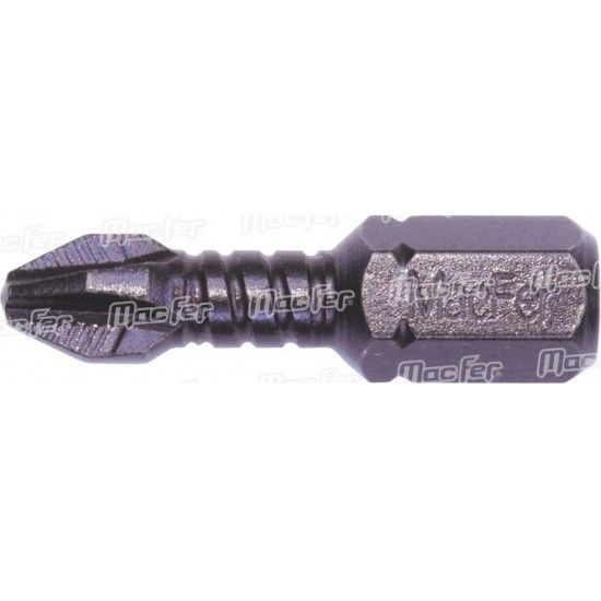 Bit sext. Torsion MacFer BPh-25-ACRII 1/4" Ph1 25mm  ref 046.0001 MACFER