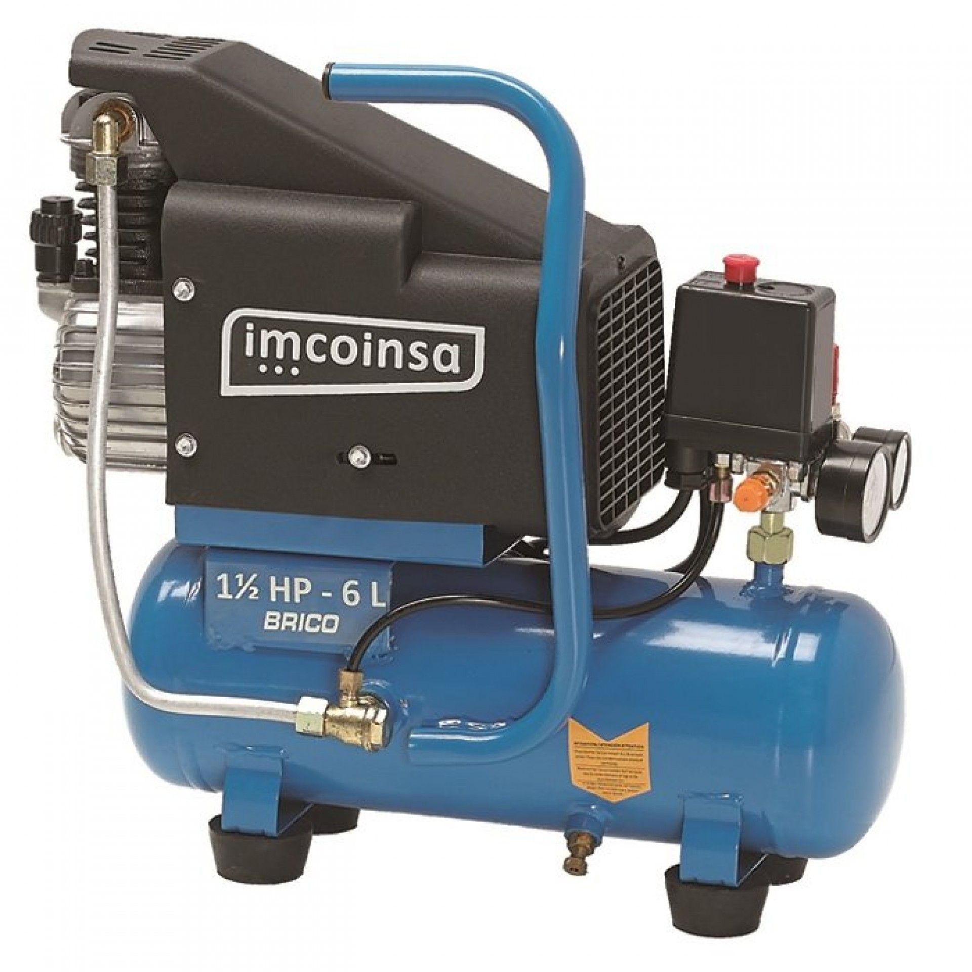 Compressor de Ar 6L / 1.5HP refª 0456 IMCOINSA