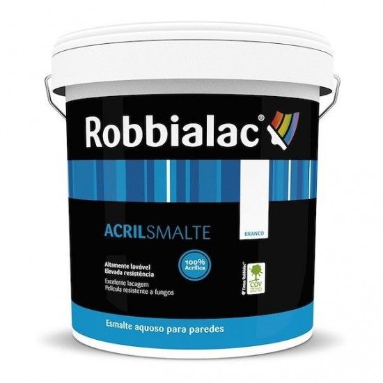 ACRISMALTE ACETINADO BRANCO ROBBIALAC 15L