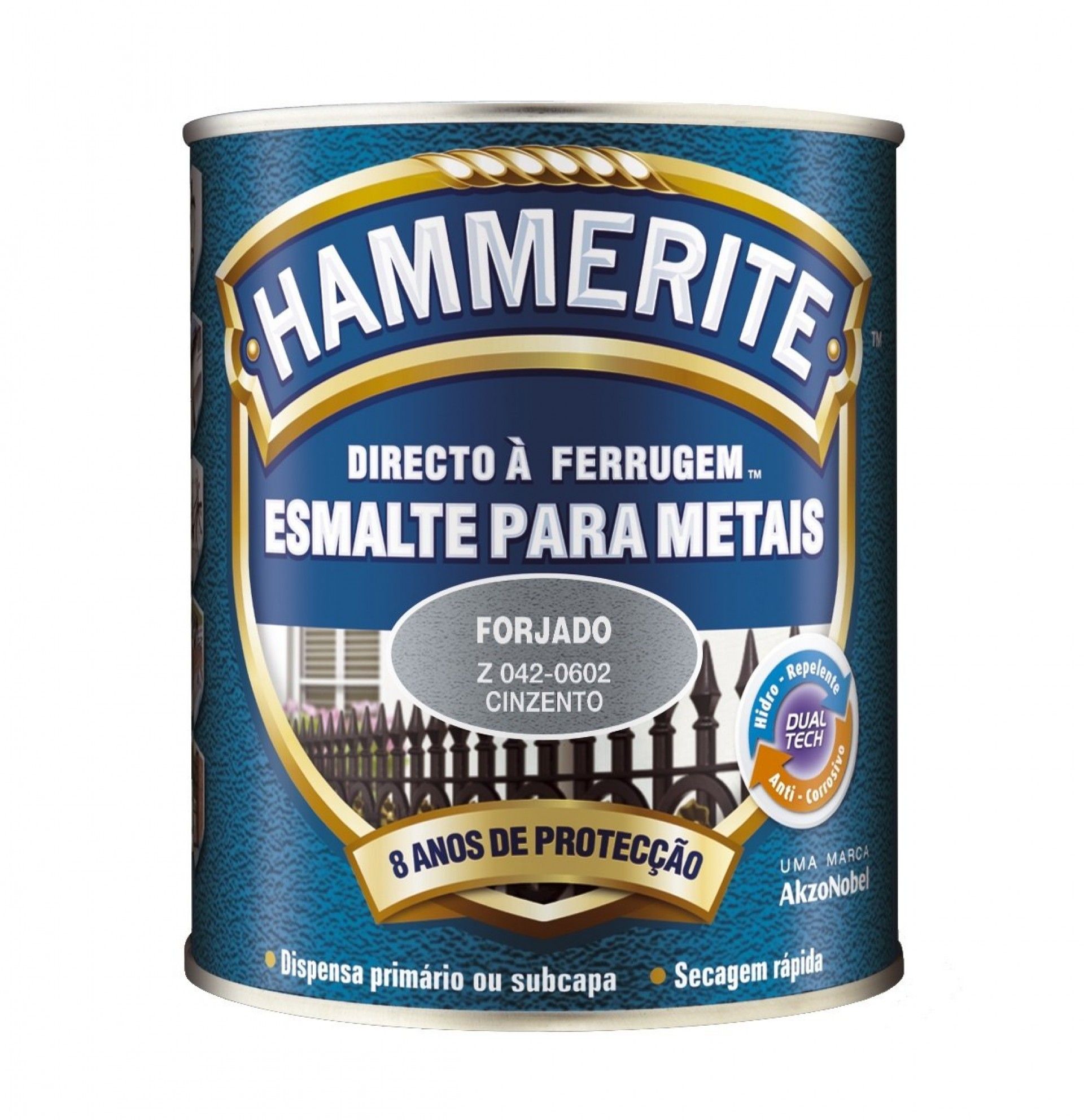 Hammerite cinza forjado 0.75L refª 042-0602