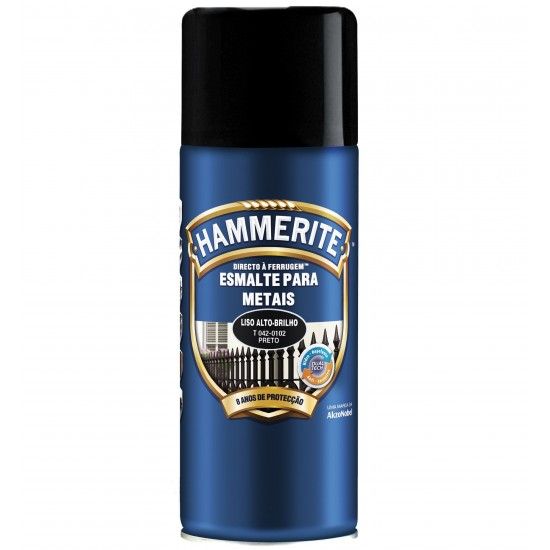 SPRAY HAMMERITE PRETO 400ml