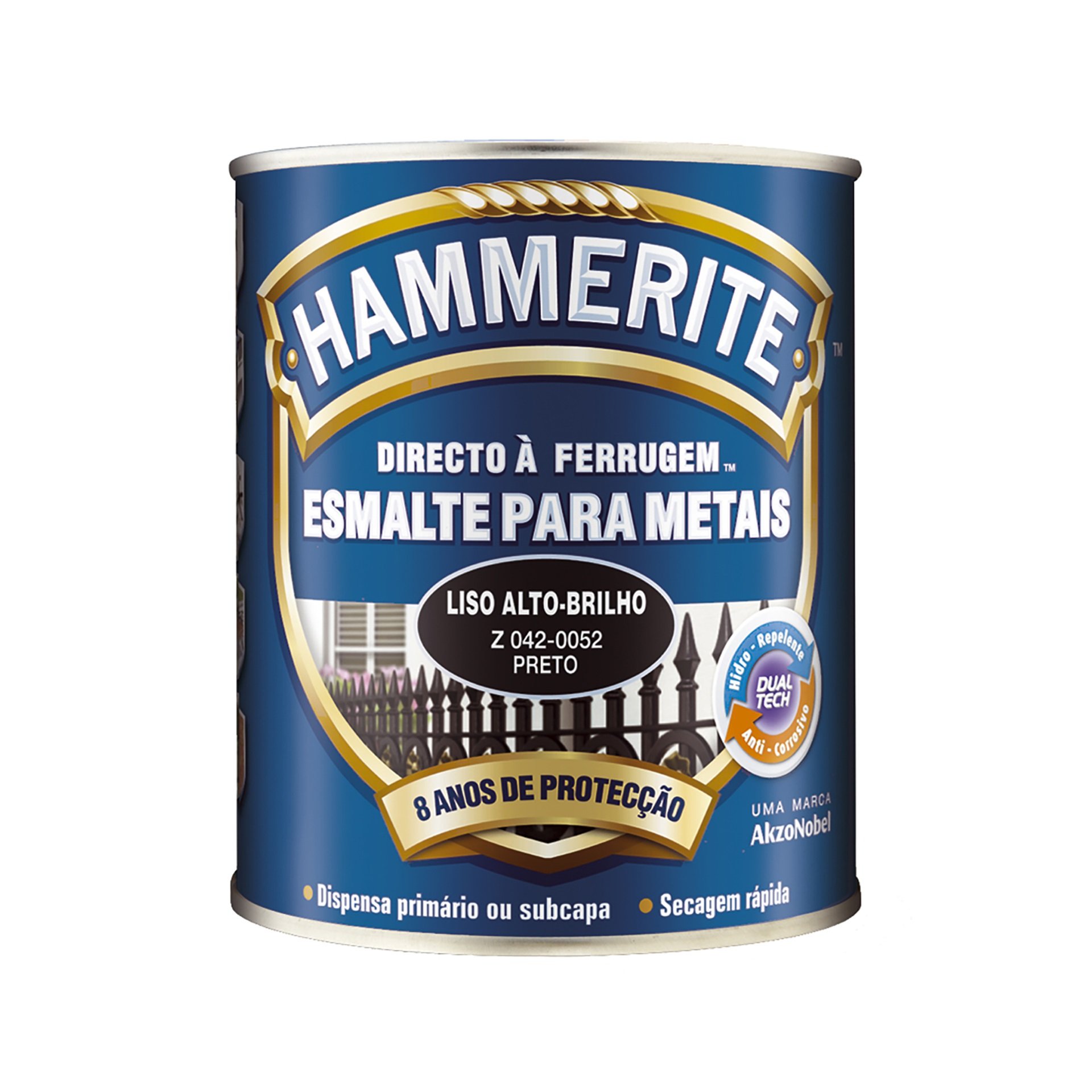 HAMMERITE PRETO BRILHANTE 5L 042-0052