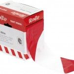 Fita sinalizao MacFer SWT-RWH 70mm 200m vermelha/ branca ref 040.0052 MACFER