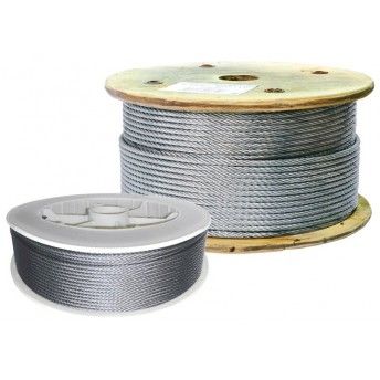Cabo aço inox AISI316  WRSS 7x19   8mm 100m refª 035.0011 MACFER Cabo aço inox AISI316  WRSS 7x19   8mm 100m refª 035.0011 MACFER