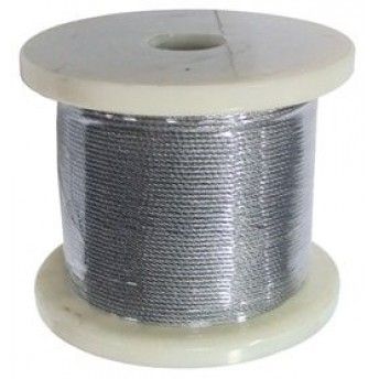 Cabo ao inox AISI316  WRSS 7x7   1,0mm 100m ref 035.0058 MACFER