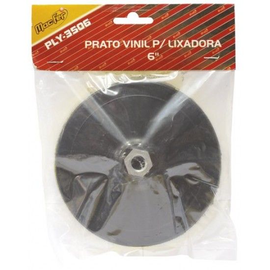 Prato vinil c/ velcro MacFer PLY-35 M14 125mm refª 033.0045 MACFER Prato vinil c/ velcro MacFer PLY-35 M14 125mm refª 033.0045 MACFER