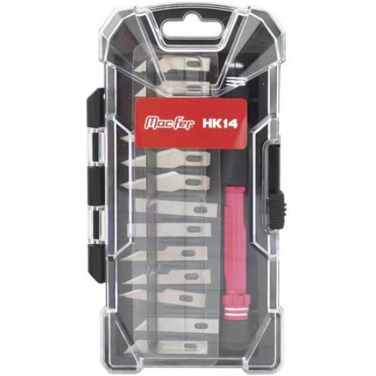 Jogo estiletes MacFer HK14 14p�s  ref� 027.0081 MACFER