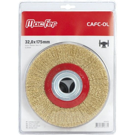 Catrab. a�o c/ furo cir.  CAFC-OL ond. 25,4x125mm  ref� 026.0071 MACFER