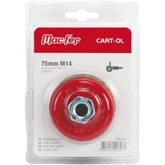 Catrab. ao c/ rosca t/ taa  CART-OL M14 100mm  ref 026.0014 MACFER