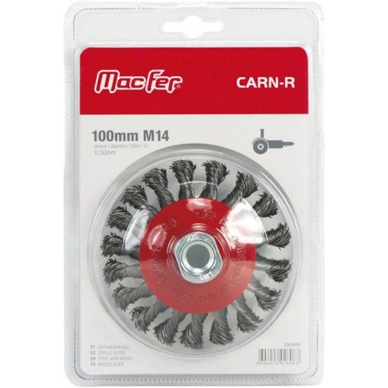 Catrab. a�o c/ rosca c�n.  CARN-R ret. M14 100mm  ref� 026.0008 MACFER