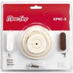 Kit polir escovas algodão circular KPEC-3 50, 75, 100mm 6pçs refª 025.0063 MACFER Kit polir escovas algodão circular KPEC-3 50, 75, 100mm 6pçs refª 025.0063 MACFER