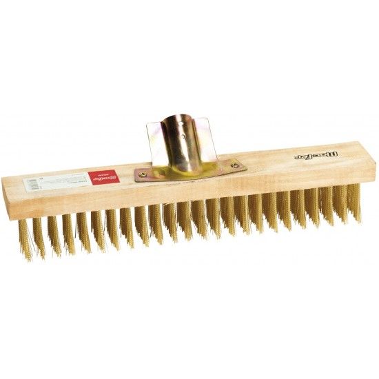 Escova estrada a�o c/ cabo madeira MacFer EEAM 360mm ref� 025.0035 MACFER