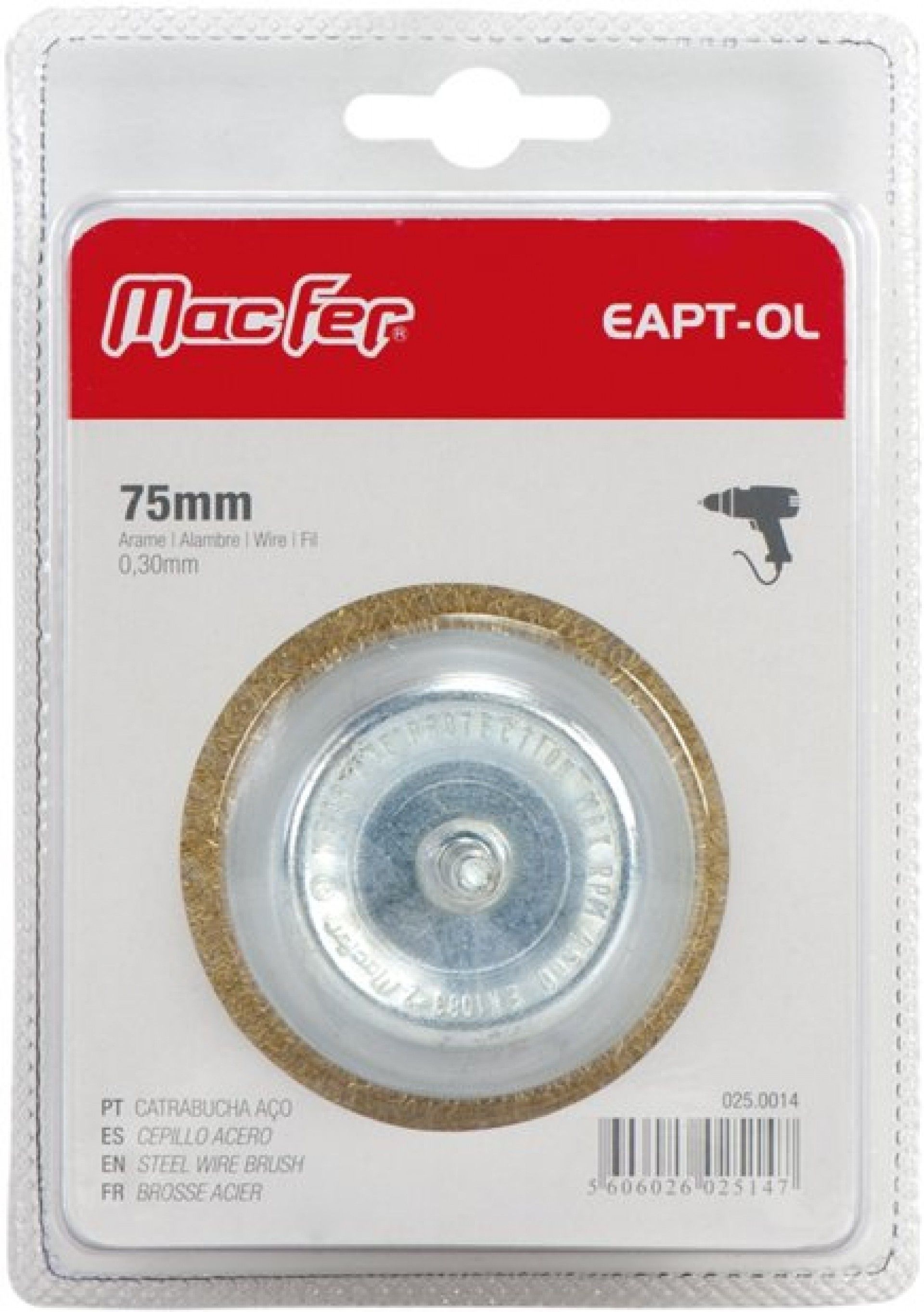 Catrab. aço c/ perno t/ taça EAPT-OL 50mm refª 025.0011 MACFER