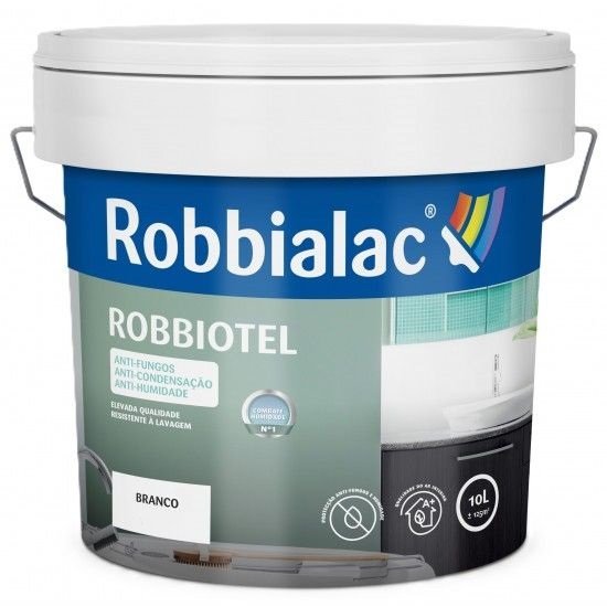 Robbiotel branco acetinado 10L ref 025-0001 ROBBIALAC