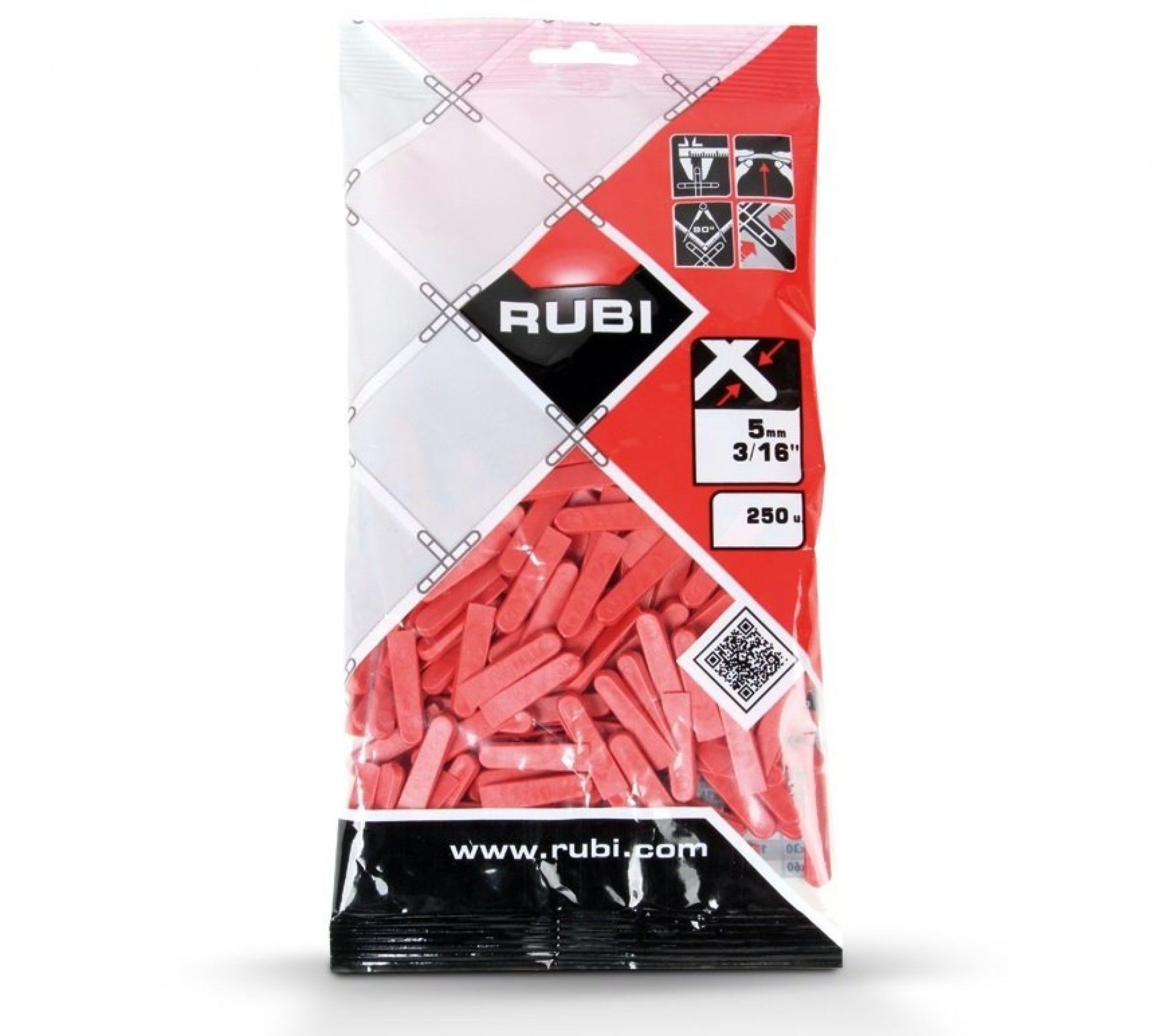 CUNHA RUBI 5MM 3/16 250PÇ