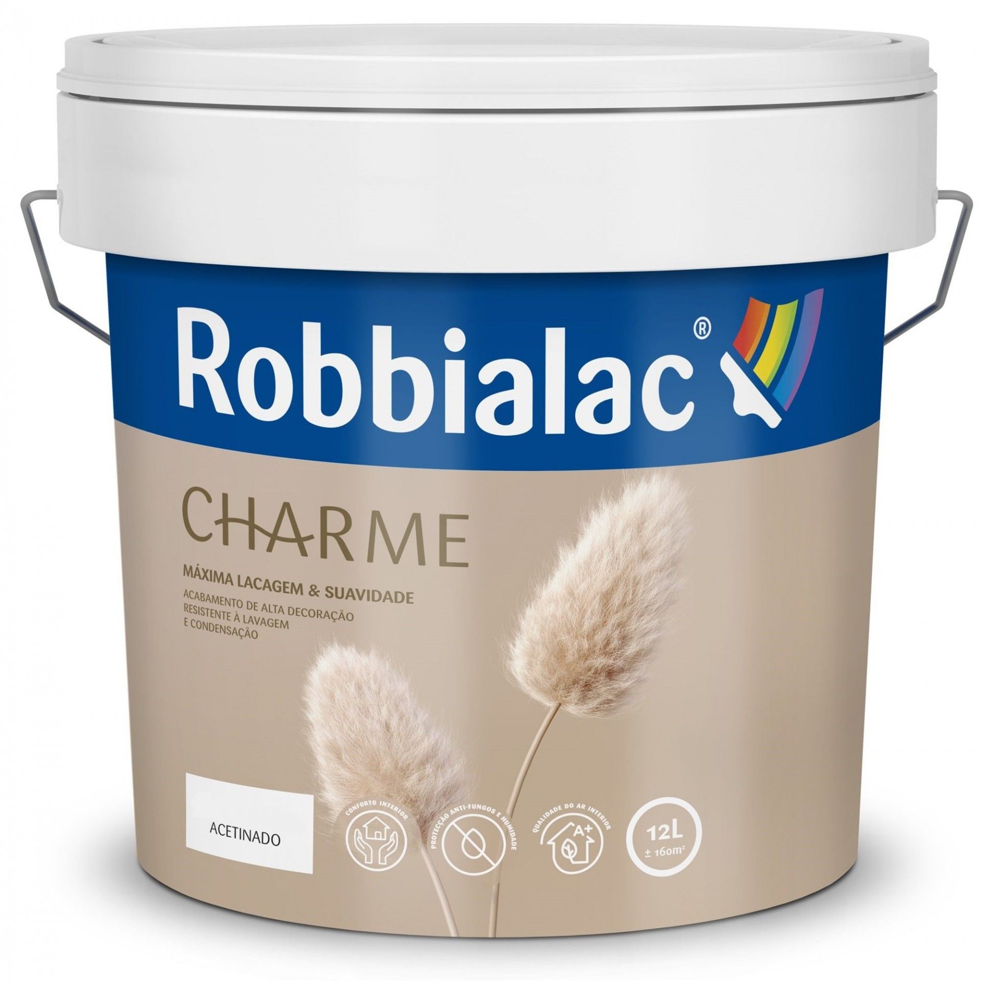CHARME ACETINADO BRANCO 023-0001 12L ROBBIALAC