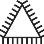 Lima p/ serras triangular c/ cabo MacFer LS-04R regular 8 Lima p/ serras triangular c/ cabo MacFer LS-04R regular 8