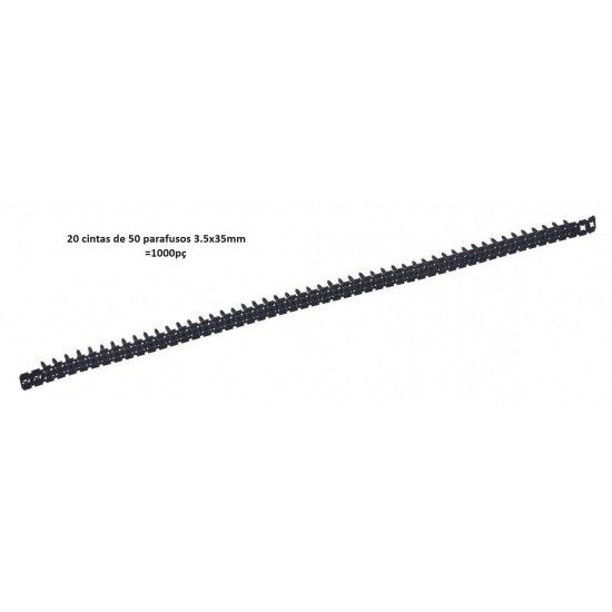 Cinta parafusos para painis de Gesso PH2 3.5x35mm 1000p ref 020321350352