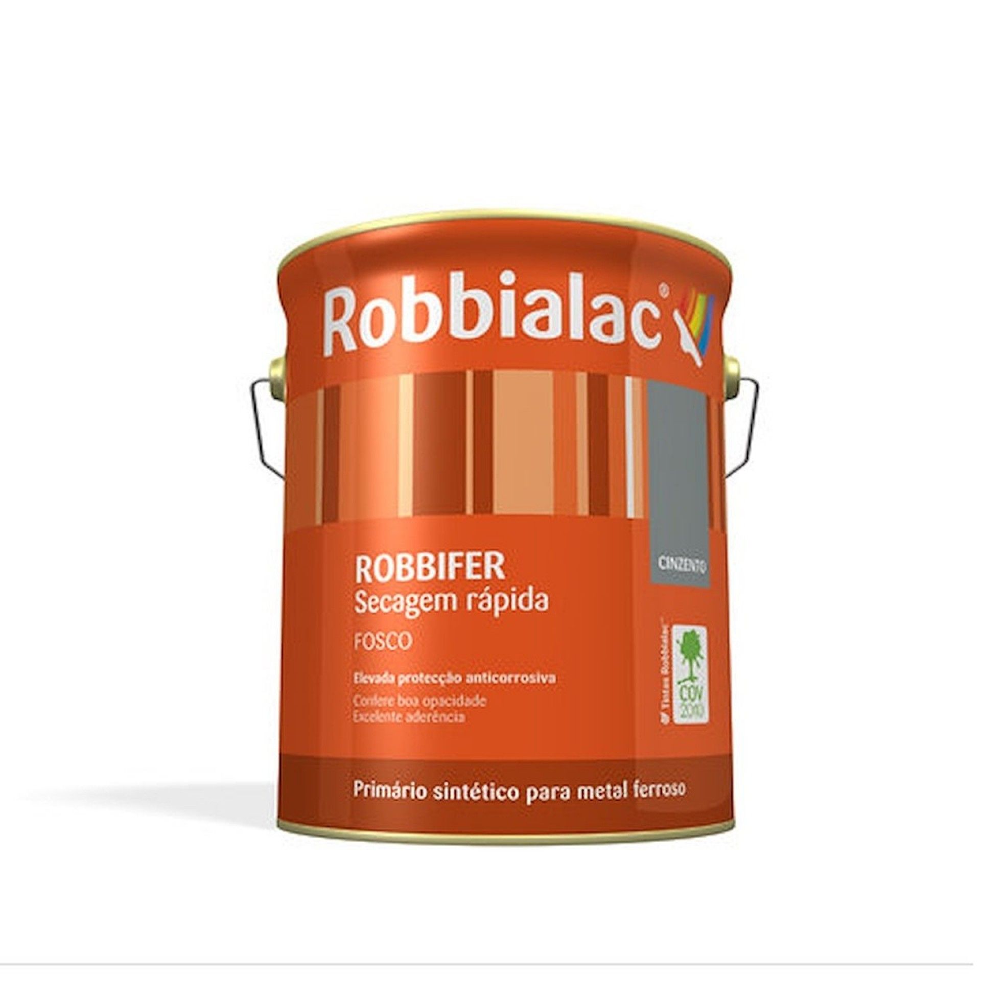 PRIMÁRIO ROBIFFER SECAGEM RÁPIDA CINZA 4L 021-0285 ROBBIALAC