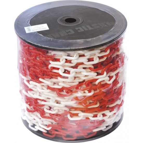 Corrente pl�stico CPYBK  8mm amarela/ preta (25m) ref� 020.0074 MACFER