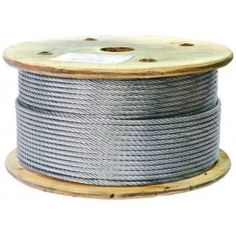 Cabo ao galv 8mm WRG 6x19+FC 100m