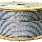 Cabo aço galv 8mm WRG 6x19+FC 100m Cabo aço galv 8mm WRG 6x19+FC 100m