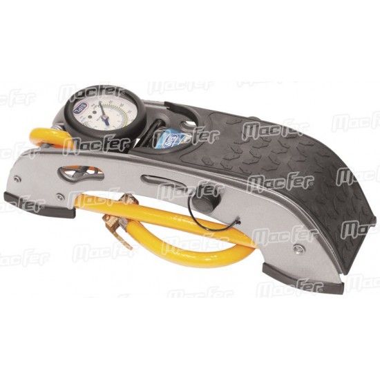 Bomba pedal 1 mbolo c/ manmetro MacFer S-801E ref 019.0005 MACFER