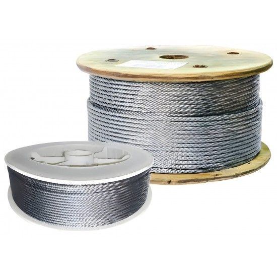 Cabo ao galv. WRG 6x7+FC 2,0mm 250m ref 018.0025 MACFER