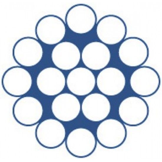 Cabo aço galv. MacFer WRG 1x19 1,0mm 100m refª 018.0017 MACFER Cabo aço galv. MacFer WRG 1x19 1,0mm 100m refª 018.0017 MACFER