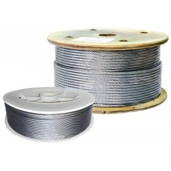 Cabo ao galv. WRG 6x7+FC 2,0mm 250m ref 018.0025 MACFER