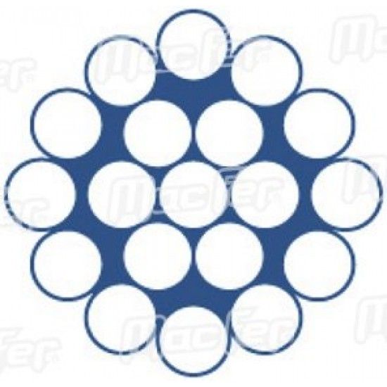 Cabo aço galv. MacFer WRG 1x19 1,0mm 100m refª 018.0017 MACFER Cabo aço galv. MacFer WRG 1x19 1,0mm 100m refª 018.0017 MACFER