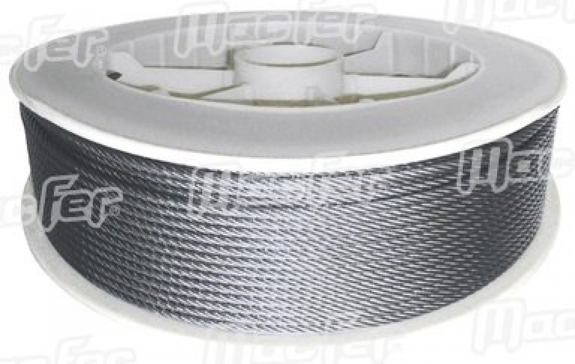 Cabo aço galv. revestido MacFer WRG-REV 6x7+FC 4/5mm 100m refª 018.0005 MACFER