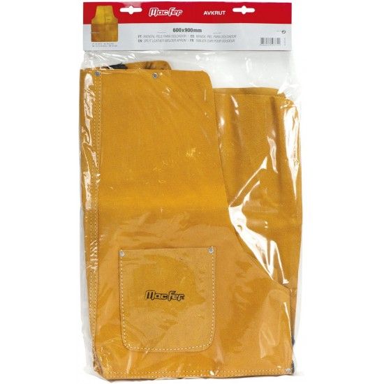 Avental pele p/ soldador MacFer AVKrut 600x900mm refª 017.0111 MACFER Avental pele p/ soldador MacFer AVKrut 600x900mm refª 017.0111 MACFER